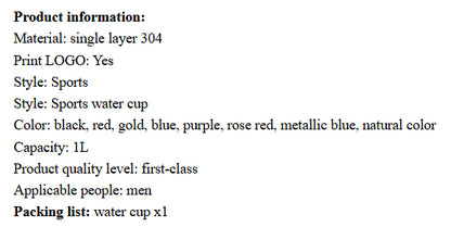 Stainless Steel Protein Powder Shaker