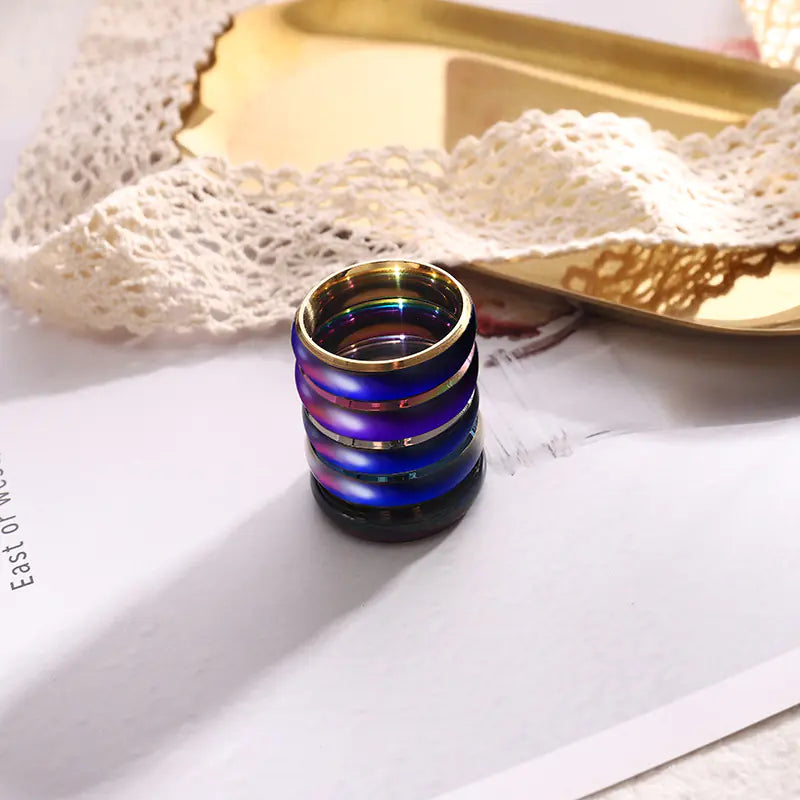 Color Changing Temperature-Sensitive Ring