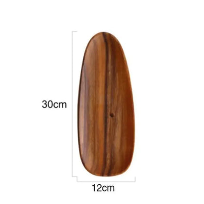 Japanese-Style Solid Wood Tableware piece