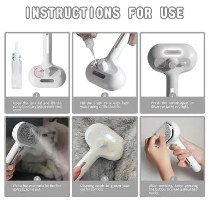 Steamy Brush Pet Spray